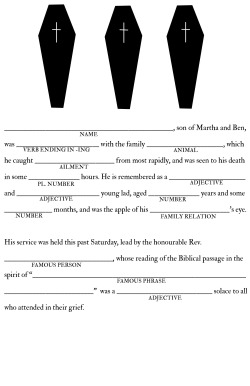 corpsexhands:  part two of the 18th century inspired mad lib