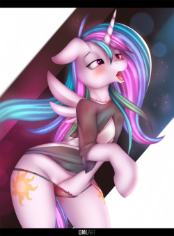 omiart: Celestia Princess girl You can find hi-res versions of