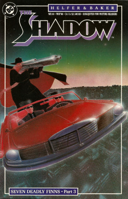 The Shadow No. 10 (DC Comics, 1988). Cover art by Kyle Baker.From