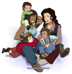 hazurasinner:  Korrasami family! So, I received a couple of asks