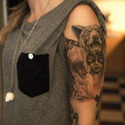 tattooednbeautiful:  49 Awesome Bear Tattoos Ideas: http://dopily.com/49-awesome-bear-tattoos-ideas/image