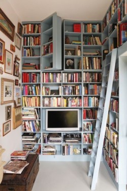 myend-ismybeginning:  Secret rooms concealed by bookcases 