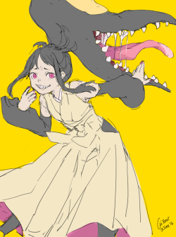 batteru-teru:  Mawile and her Mega 