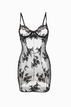 decadentandwilde:  Satine Beaded Lace Slip - Ell and Cee [x]