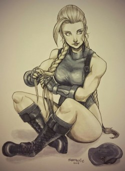 sabtastique:  Cammy’s new Street Fighter 5 redesign - done