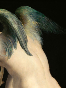 ganymedesrocks: monolithzine: Cupid Making His Arch by Parmigianino