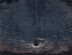 Iconic historical stage designs for The Queen of the Night sequence