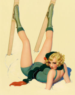 pinupgirlsart:  Enoch Bolles  