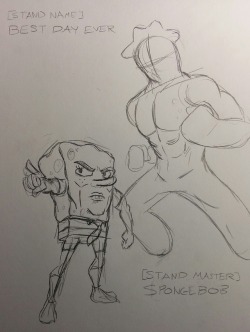 captaintaco2345:Jojo X Spongebob. Based on a conversation a friend