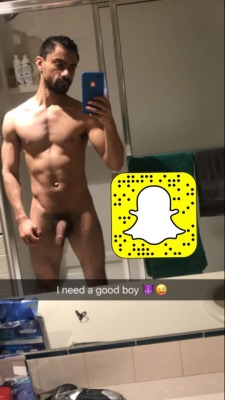 sharehotdudes:  Save the snapcode and follow him on Snapchat