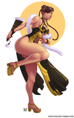 detectivesloth:My take on Akiman’s brilliant alternate Chun-Li