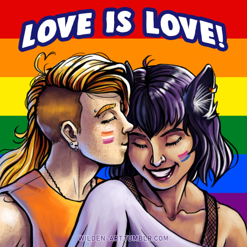 wilden-art:  Happy Pride Month everyone! I hope you’re having