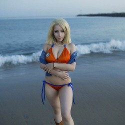 cosplay-galaxy:Android 18 (Dragon Ball Z) by Roxy Chan