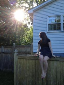 ethxs:  My friend and I were having fun in my backyard…