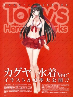 bikini cleavage feet kaguya (shining hearts) swimsuits tony taka