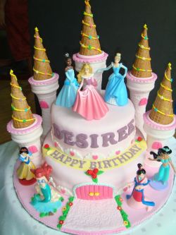 secretlymeadow:  Princess cakes ^-^ 