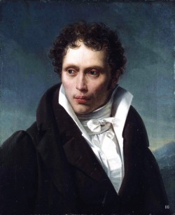Arthur Schopenhauer as a young man (1815)   by Ludwig Sigismund