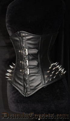 draculaclothing:  Spiked corsets - perfect for hugs. You can