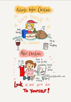 twisteddoodles:  Adverts at Christmas 