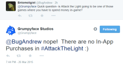 In case anyone was worried that Attack the Light would have IAPs,