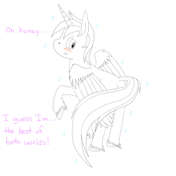 askprincessryry:  You are the very first to have their OC drawn