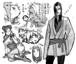 teacher-monica:  The Last + Boruto doodles:- Evil Orochimaru-