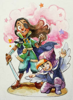 too-much-green:  ‘Open Book’ Connie and Steven I drew as
