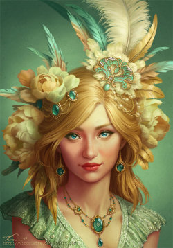 finest-cg-art:  Commission for Beautiful Antique Jewelry by Viccolatte