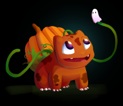 retrogamingblog:Halloween Bulbasaur made by TheBalcony