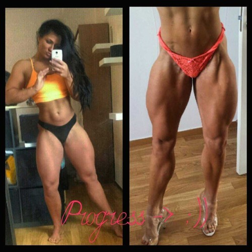 musclemuch:  So apparently sheâ€™s competing in figure?  Think she would do amazingly well if she moved up to physique!  Got that awesome â€œfullâ€ look 