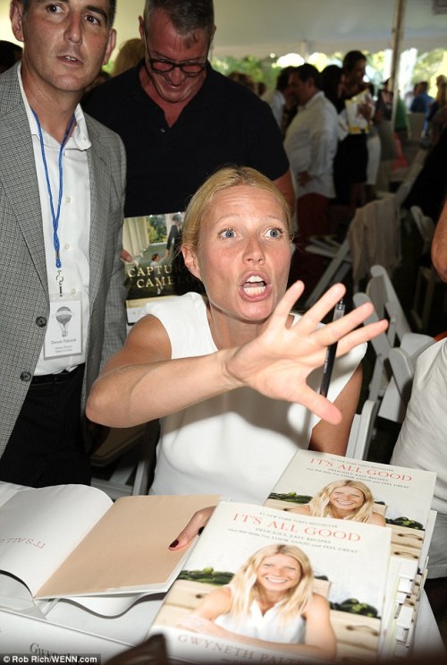 <p><em><strong>I’m Talking Drama In The Hamptons Library!  Fundraiser.. </strong></em></p>
<p><em>The recent fundraiser in the Hamptoms brought tremendous amount of attention with the attendance of celebrity, Gwyneth Paltrow. She was there to promote her cook book, “It’s all good”. Gwyneth is known for her years of maintaining a very restricted vegan diet. A diet that involves<strong> ‘no coffee, no alcohol, no dairy, no eggs, no sugar, no shellfish, no dee-water fish, no wheat, no meat, no soy and nothing that is processed.’</strong></em></p>
<p><em>It appears that Gwyneth’s celebrity was not very welcomed by a few authors in attendance at the fundraising. Author Christina Oxenberg stated,</em><strong> " Due to the inflexibility of the alphabet I had the questionable good fortune to be seated directly beside Gwyneth Paltrow".</strong><br/></p>
<p><strong>These two other authors stated this on twitter:</strong></p>
<ul>
<li><em>Bright Lights, Big City writer Jay McInerney tweeted this on twitter about Gwyneth: <strong> Authors Night at East Hampton Library hijacked by movie stars with ghost-written cookbooks’</strong></em></li>
<li>
<li><em>Sex And The City author Candace Bushnell, wrote this tweet on twitter: <strong> 