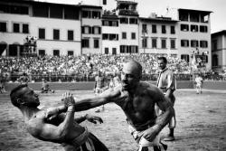 human-photography:  The toughest team sport in the world: Calcio
