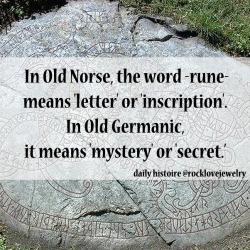 rocklovejewelry:  RUNES in the Viking Age More @facebook.com/rocklovefanpage