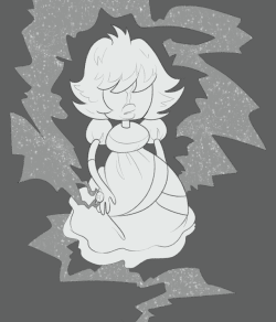   Padparadscha finally succumbs.This could be seen as an illustration