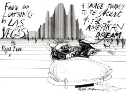 magictransistor:  Ralph Steadman, Fear and Loathing In Las Vegas