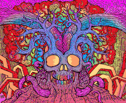 aztechclub:  Dark groove#trippy #psychedeliclife #art #lsd #acid