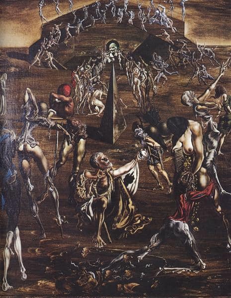 Salvador Dalí. Resurrection of the Flesh. 1945https://painted-face.com/