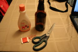 myfridgefood:  Easy way to cut up some Glass Bottles! 1. Wrap