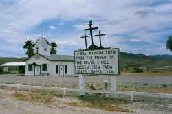 lolalolaquivoron: Church, Tecopa, Desert, California © lola