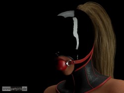 www-petgirls-de:  Gagged. Rendered in octane. 