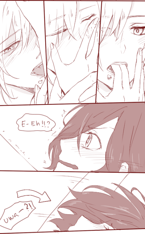 paa-kaa:  There goes my ticket to heaven.Not extreme r18 but still…well, i promised right? For those who are uncomfortable with my blog posting r18, its okay to unfollow me. ^v^;I guess i will be seeing Mr.Satan soon…