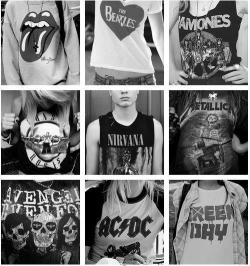 let-rock-n-roll-be-your-master:  Famous Bands on We Heart It.
