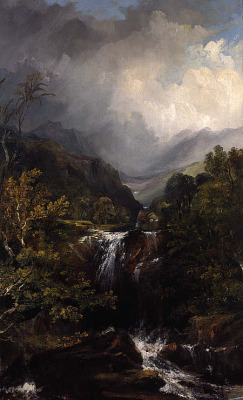 arcadiainteriorana:  Highland Landscape with a WaterfallHoratio