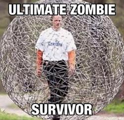 El superviviente definitivo de un apocalipsis zombie.