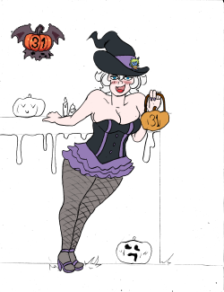 Day 31/31 - Halloween Aeil (Sergio’s OC)    Full list here!