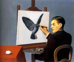 paranillia:    René Magritte, Perspicacity 1936.  