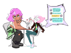 chouriosdraws:  Mystery Milkshake date request. 