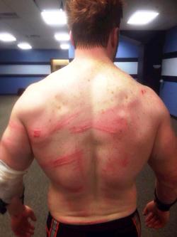 drummergrl1310:  Damn.  Ouch! Sheamus is a fighter!