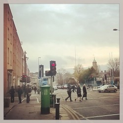 Red lights #goodmorning (en The Spire of Dublin)
