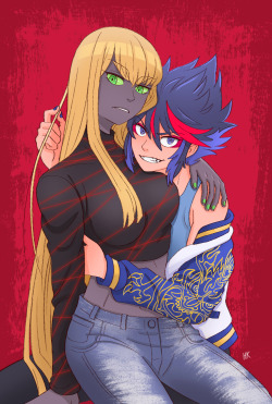 herokick:  Life Fiber (OVA) Satsuki x Junketsu!Ryuko Though I